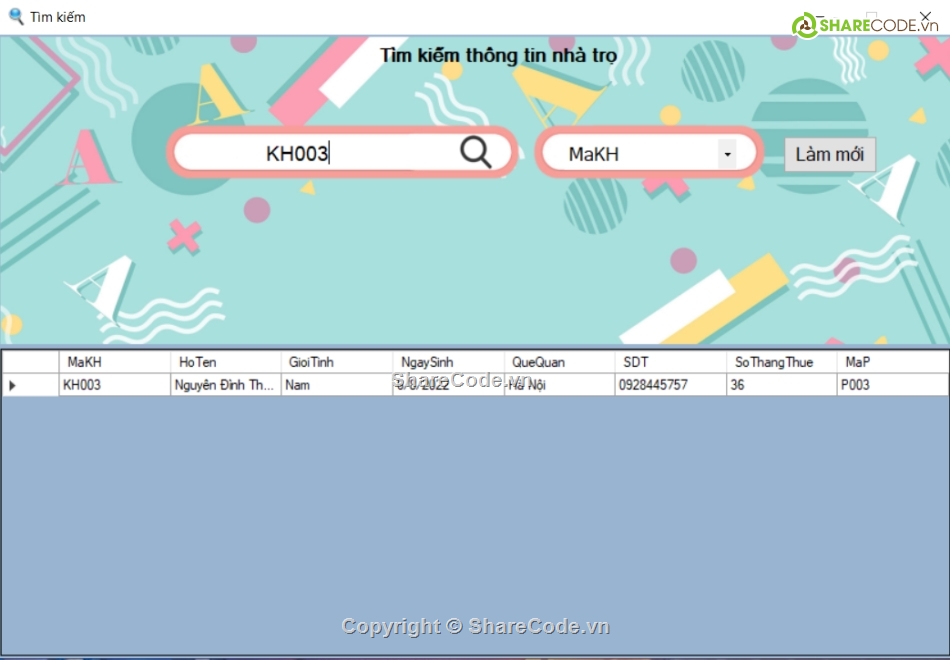 Code quản lý nhà trọ,quản lý nhà trọ visual c#,quản lý nhà trọ,quản lý nhà trọ C#,Code C# quản lý nhà trọ,Code quản lý nhà trọ C#